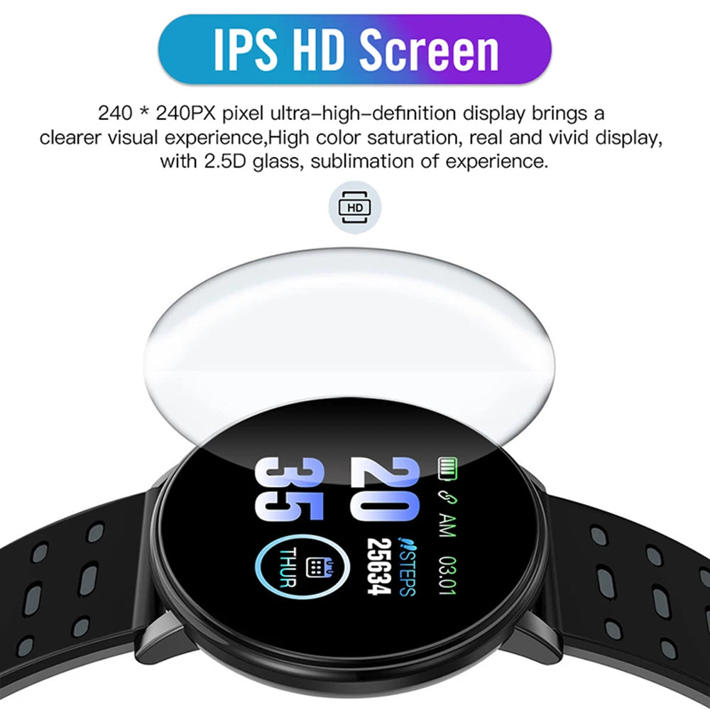 Bluetooth Smartwatch Fitness Tracker Watch Sport For Android IOS