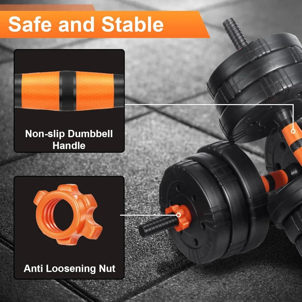 4 in 1 Set, Barbell Set, Dumbbell
